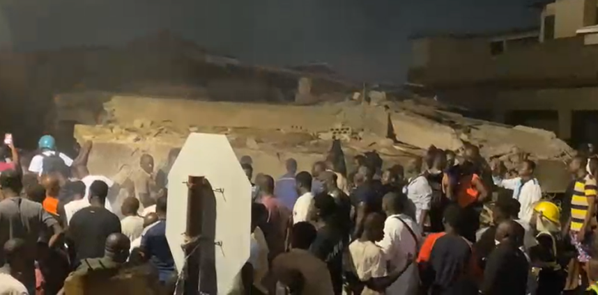 Accra New Town-Rescue of trapped worshippers intensify after collapse of building